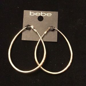 Bebe, Gold Hoop Earrings